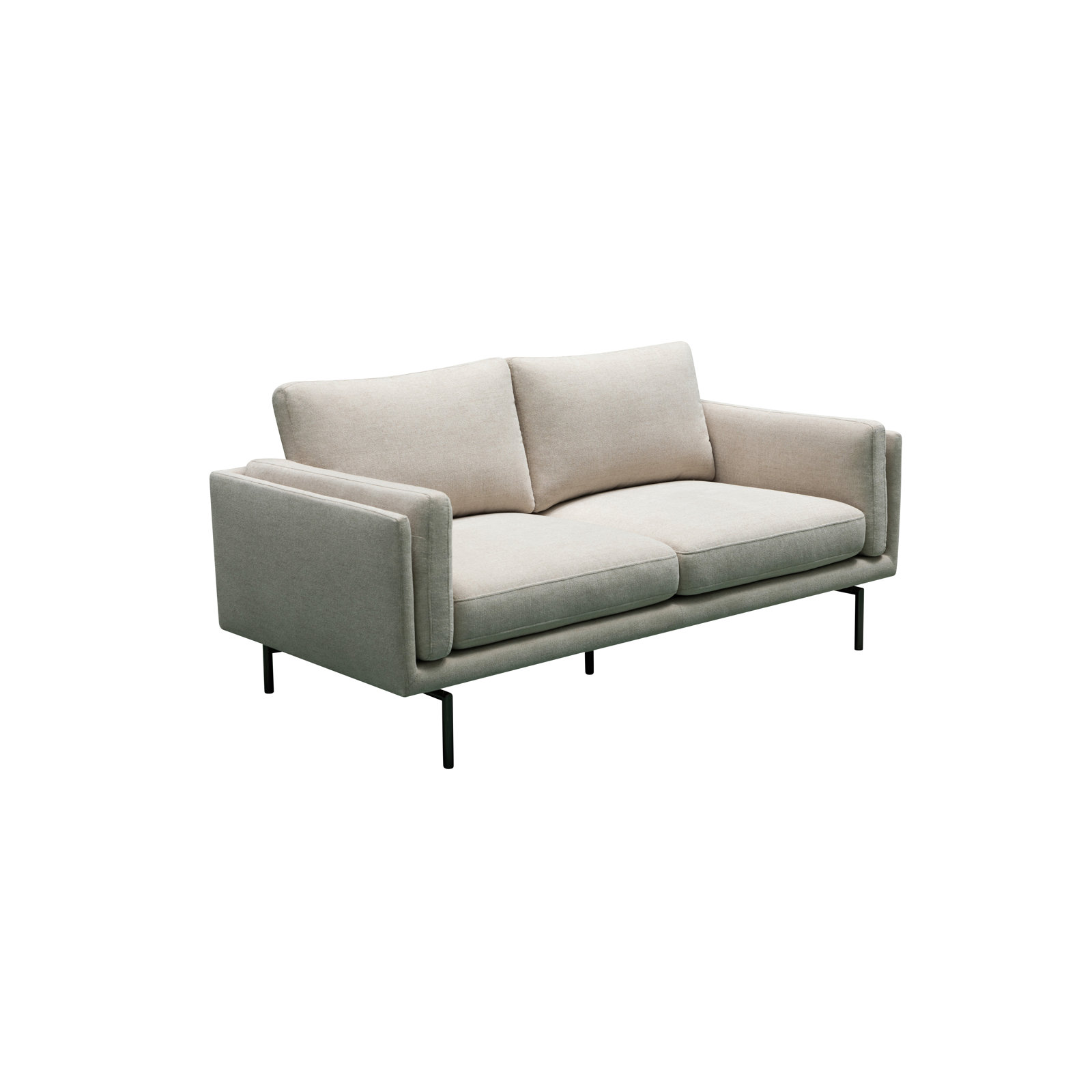 Elenora 64'' Upholstered Loveseat, Beige Performance