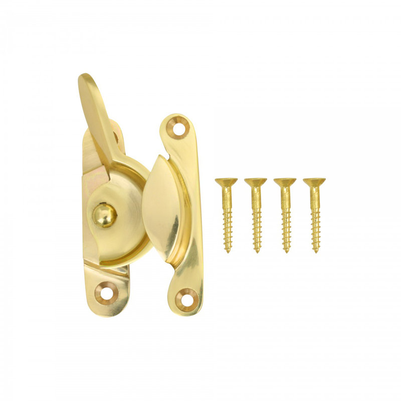 25 Traditional Window Sash Lock Brass Latches