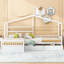 Lit plateforme simple avec trois tiroirs de rangement-391130978