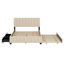 Upholstered Platform Bed With 2 Drawers And Trundle-115709512