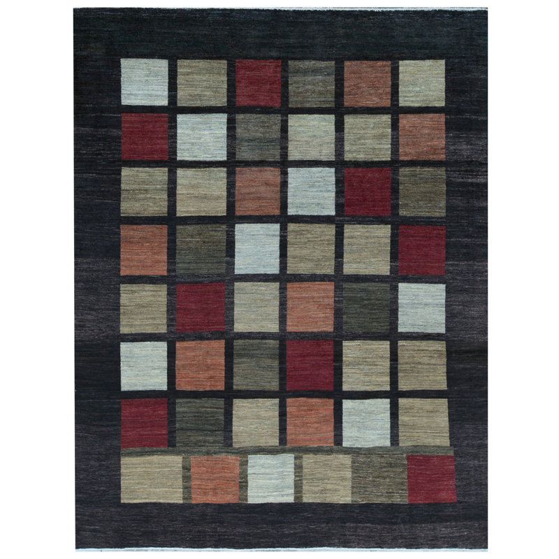 Wool Geometric Area Rug