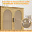 Bamboo-Rattan Over The Toilet Storage Shelf