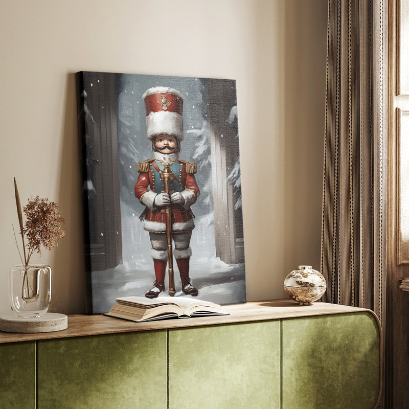 Christmas Holiday Art -Series 2-V -Custom Wrapped Gallery Cavas, 48" H x 32" W