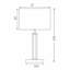 Lampe de table en marbre Zerangue