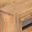 Buffet en bois d'acacia massif 23,6 po x 13,8 po x 27,6 po