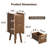 2-drawer Fluted End Table With Storage