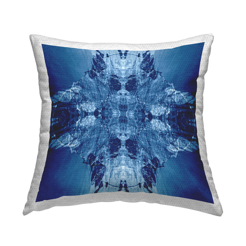 Coussin d'extérieur à motif symétrique en miroir par El Perkin