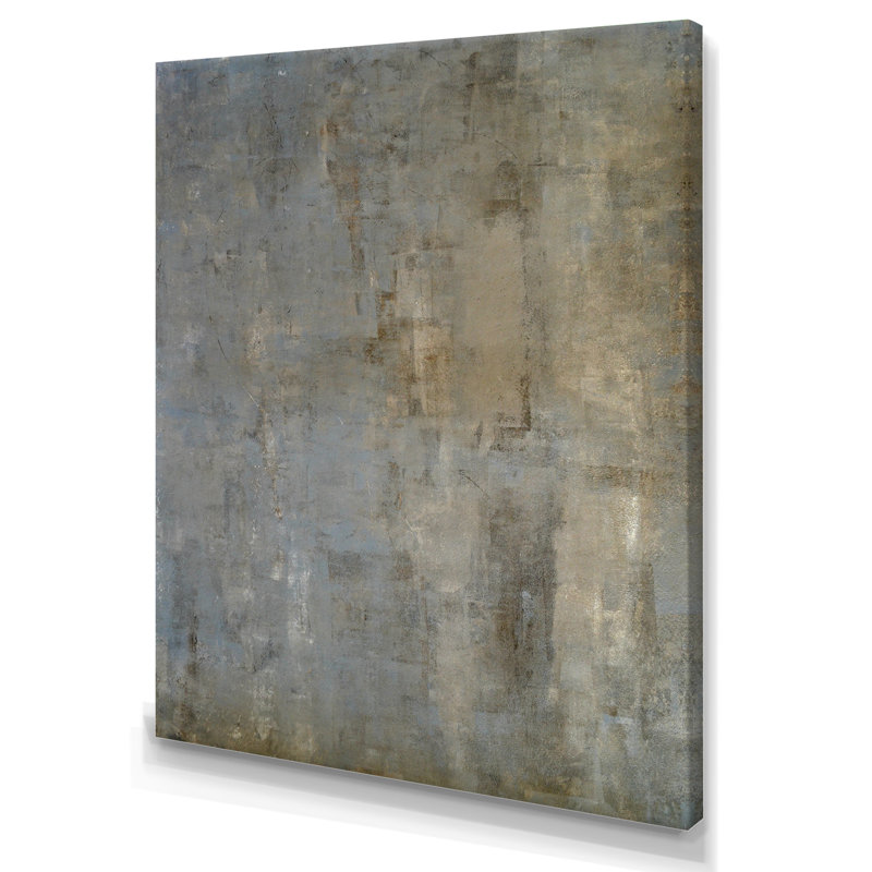 Gris et brun Colorfields III - Art mural moderne et contemporain sur toile, H 36 po x l 24 po x P 1,5 po, Toile tendue