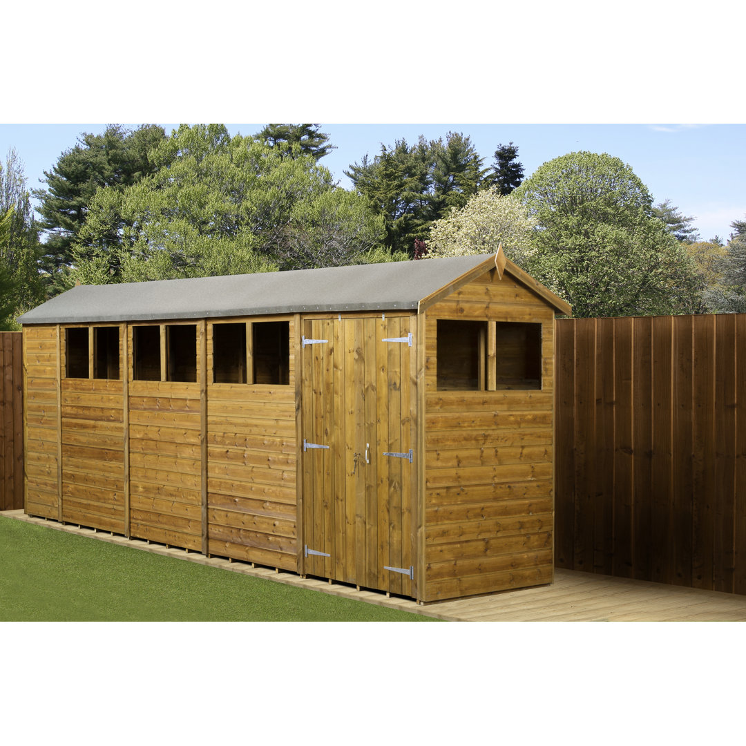 Empire Sheds 12 x 4ft Pent Garden Shed Tongue and Groove - Image 4