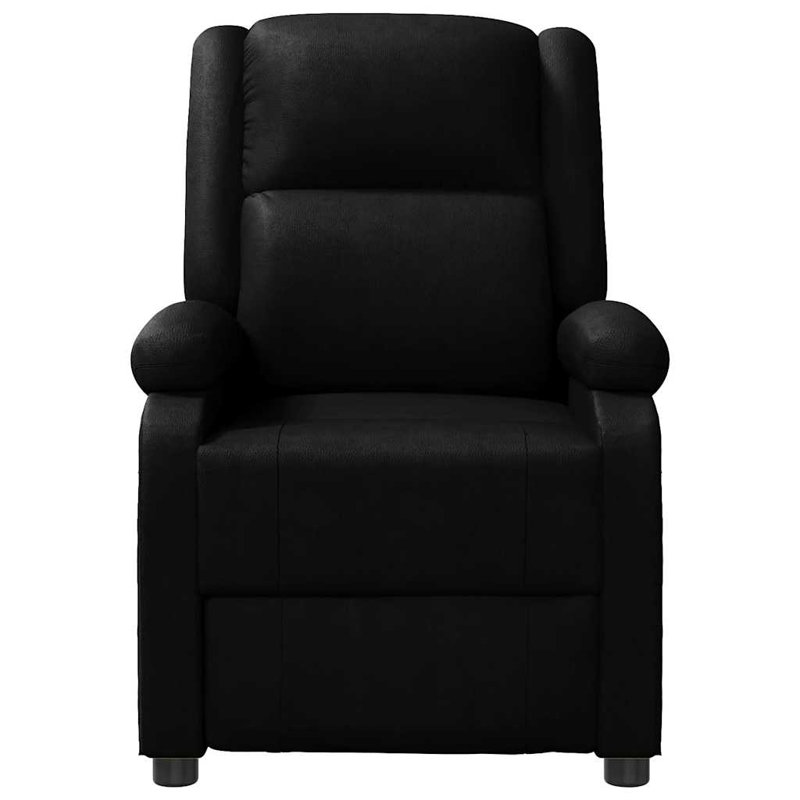 Fauteuil de massage Vidaxl en similicuir noir