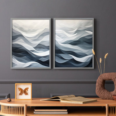 ABSTRACT Series CDLXVI - Reproduction encadrée de qualité supérieure - prête à être accrochée - aucun clou requis - aucun clou requis