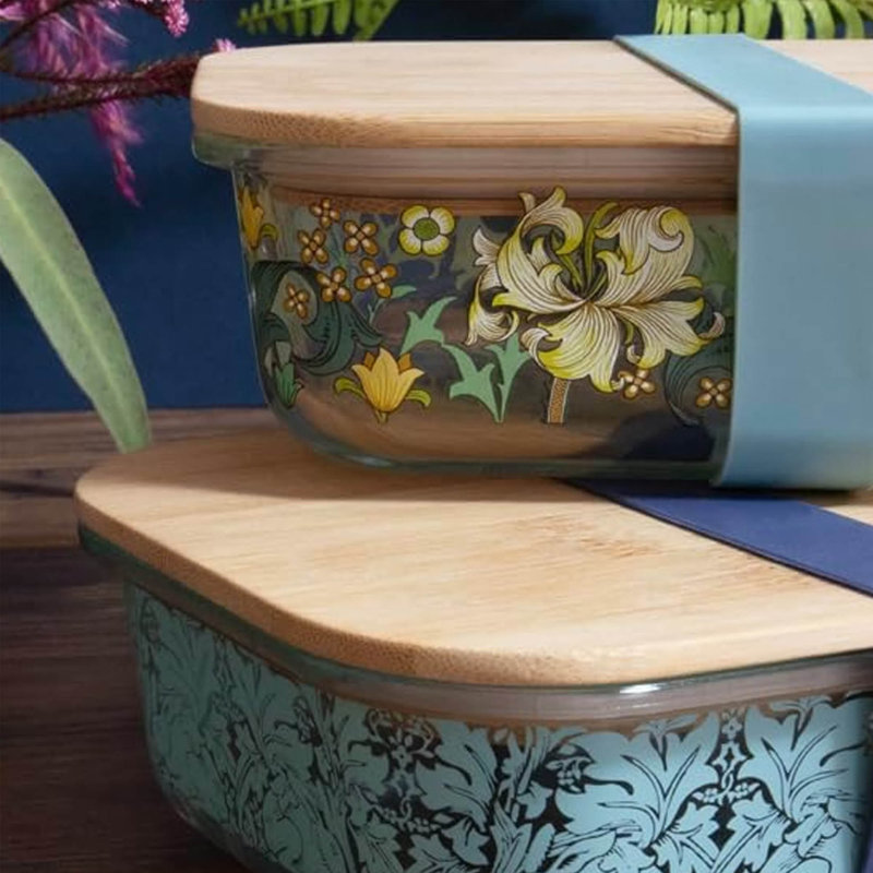 Portico Design William Morris Brother Rabbit Glass Lunchbox