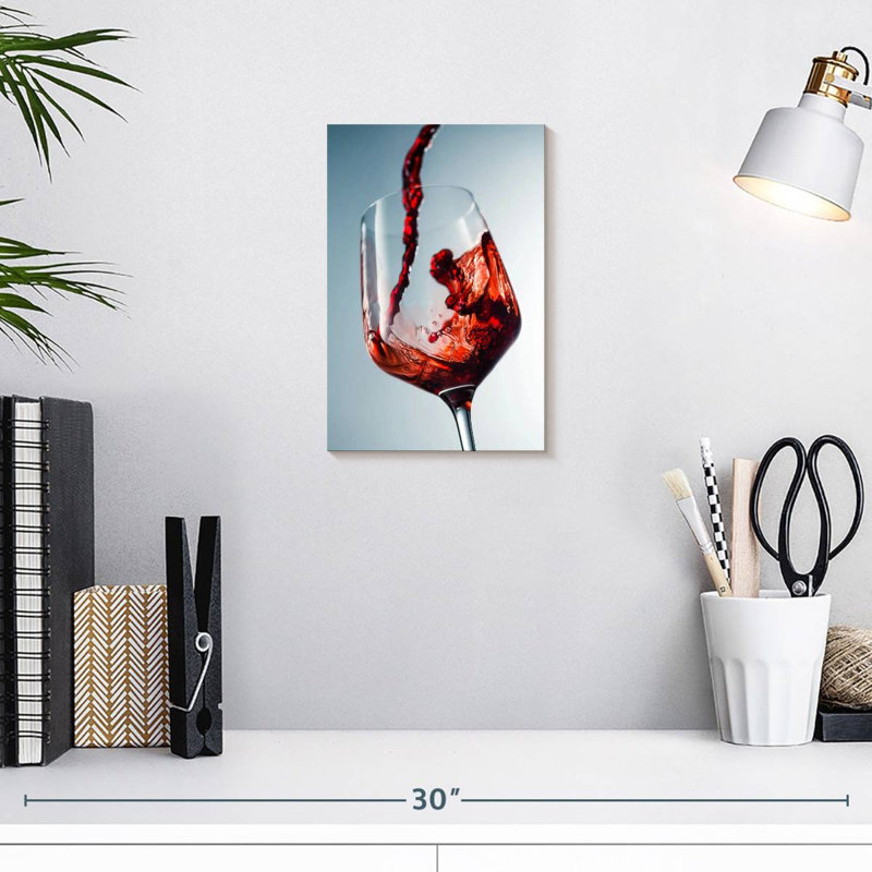 Yarlin pour le vin rouge, H 12 po x l 8 po