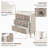  26”W Carved Wooden Nightstand with Three Drawers-2095232852