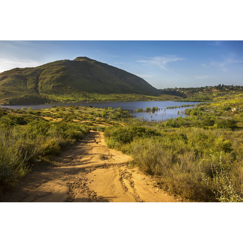 Lake Hodges - Photographie sur toile tendue, H 8 po x l 12 po