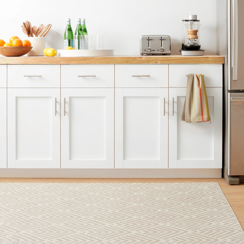 Cleo Cement Machine Washable Rug, Rectangle 7'6" x 9'6"