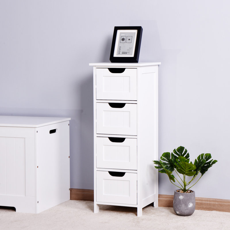 White Bathroom Storage Cabinet