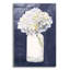 «Tranquil Blossoms 3 Navy C» par James Wiens, art mural en verre acrylique-1942406209
