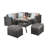 6 Seater Dining Set with Cushions-24131456