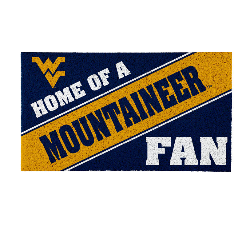 West Virginia University, PVC Mat COLOR, Home of a Fan