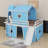Full Size Loft Bed With Tower-932350923