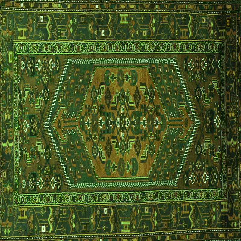 Performance Oriental Indoor Rug, Square 6'
