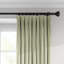 Ticking Stripe 100% Cotton Striped Room Darkening Pinch Pleat Single Curtain Panel-977286305-977286318