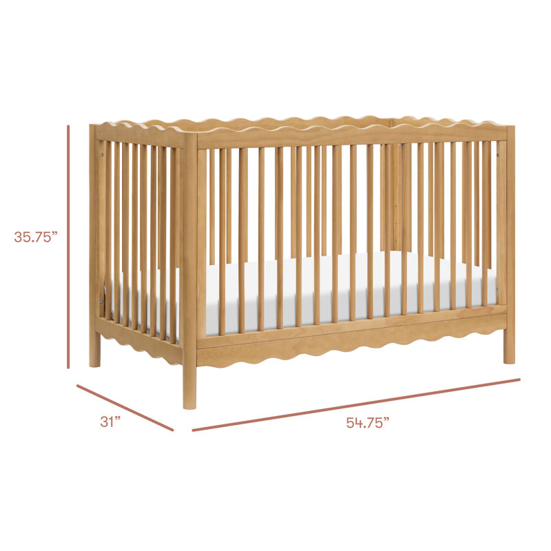Swell 4-in-1 Convertible Crib, Honey