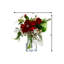 Jeweled Poinsettia Christmas Vase - 16.5 Inches