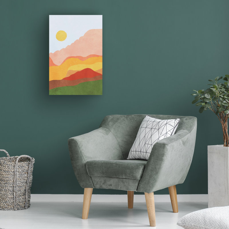 Œuvre sur toile bolologi rosado n ° 3, H 12 po x l 19 po