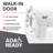 Therapeutic Tubs 29 in. x 52 in. Left Drain Quick Fill Walk-In Soaking Tub in Biscuit-3141079-3141077