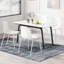 Indoor&Garden Modern Solid Color Stackable Dining Chair-500199514