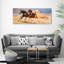 Horses In A Gallop - Wrapped Canvas Print