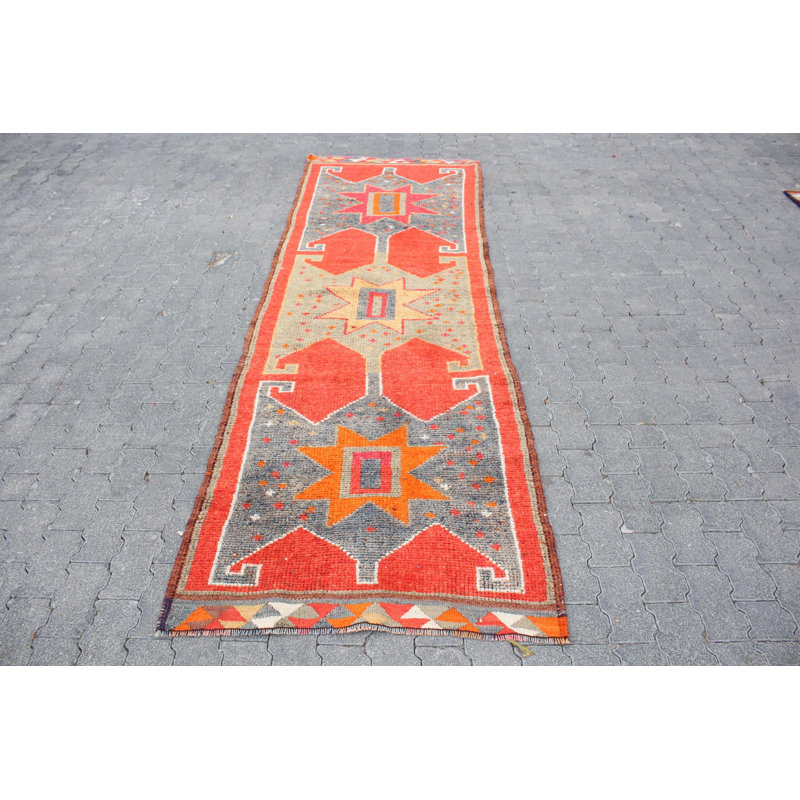 Tapis de cuisine antique turc Herki