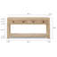 70'' W Solid Wood Sideboard