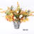 Artificial Fall Rose Floral Arrangement in Pot