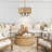 Kathyrn 5 - Light Dimmable Drum Chandelier