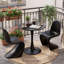 Table de salle à manger ronde moderne de 61 cm (24 po) de forme tulipe avec pied central-822681480-822681482