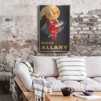 « Bière Allary-Linen » de Vintage Posters, décoration murale en métal, 61 x 91 cm