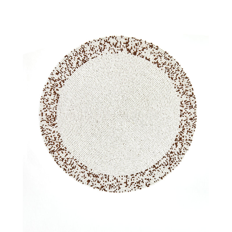 Splatter Placemats, Bronze/White
