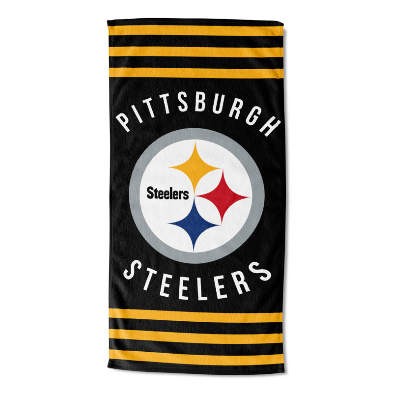 Cotton Blend Lightweight Beach Towel, Pittsburgh Steelers