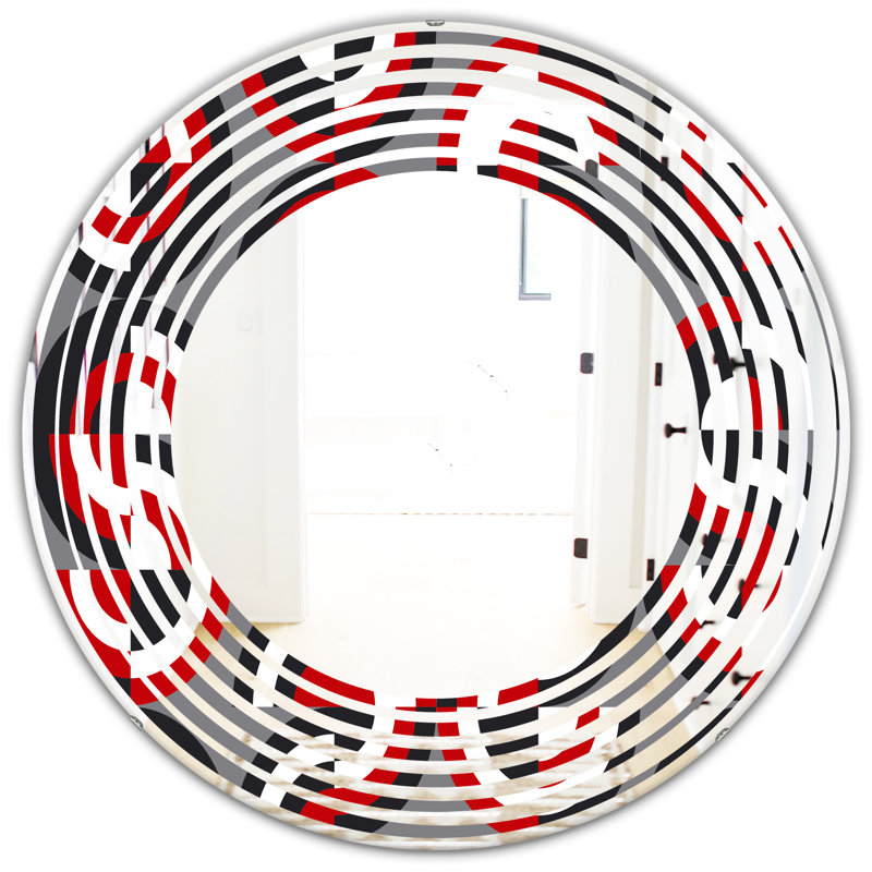 Miroir mural Wave, H 31,5 po x l po