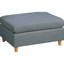 Canapé modulaire 6 pièces: tissu d'acier pour le salon, 2 fauteuils en coin, 3 fauteuils sans accoudoirs, 1 pièce moderne pour la maison: en tissu, canapés d'angle,