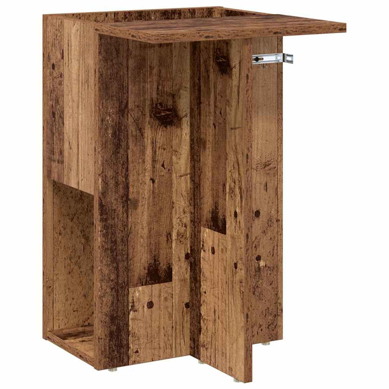 End Table, Old Wood