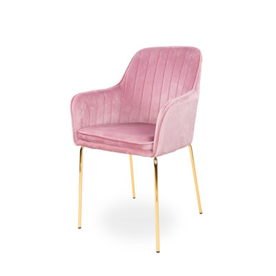 Orestes 45cm H Tufted Velvet Upholstered Armchair