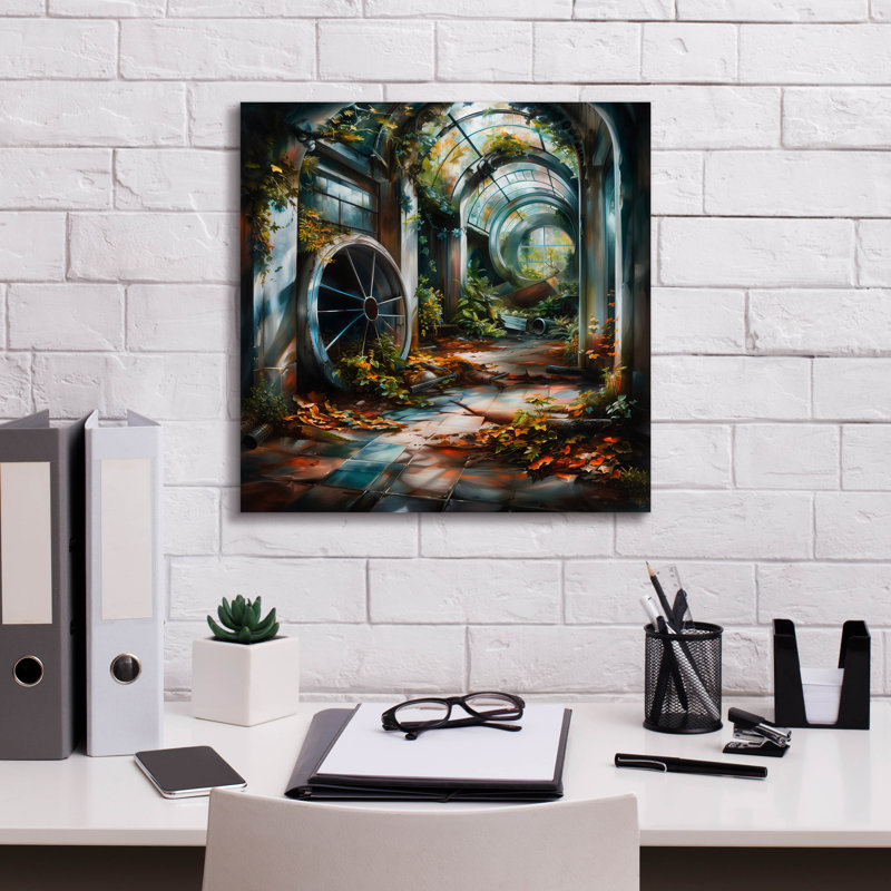 «Epic Graffiti» Canopy Of Solitude »par r3darch0n, art mural sur toile, H 26 po x l 26 po x P 1,5 po