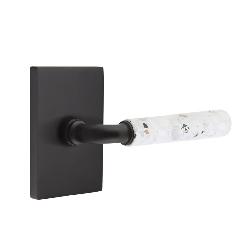 Levier de porte de passage, Oui, Dos plat
