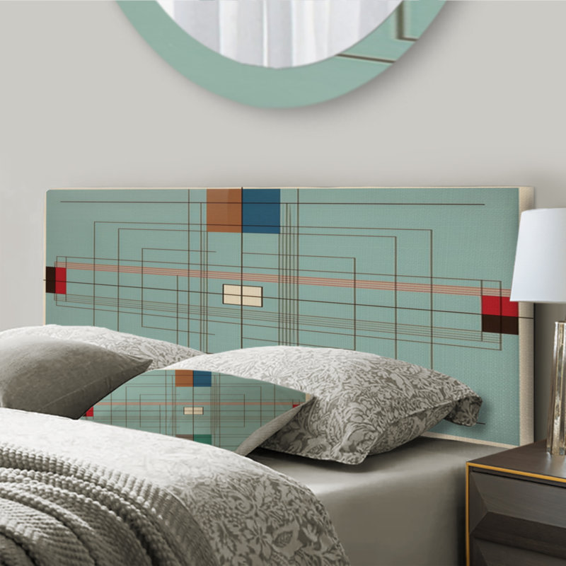 Tête de lit rétro Mid-Century, Grand
