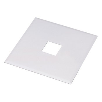 Plaque de recouvrement pour boîte de jonction, Blanc mat