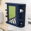 Armoire de rangement murale peu encombrante avec tablette réglable-1250735365